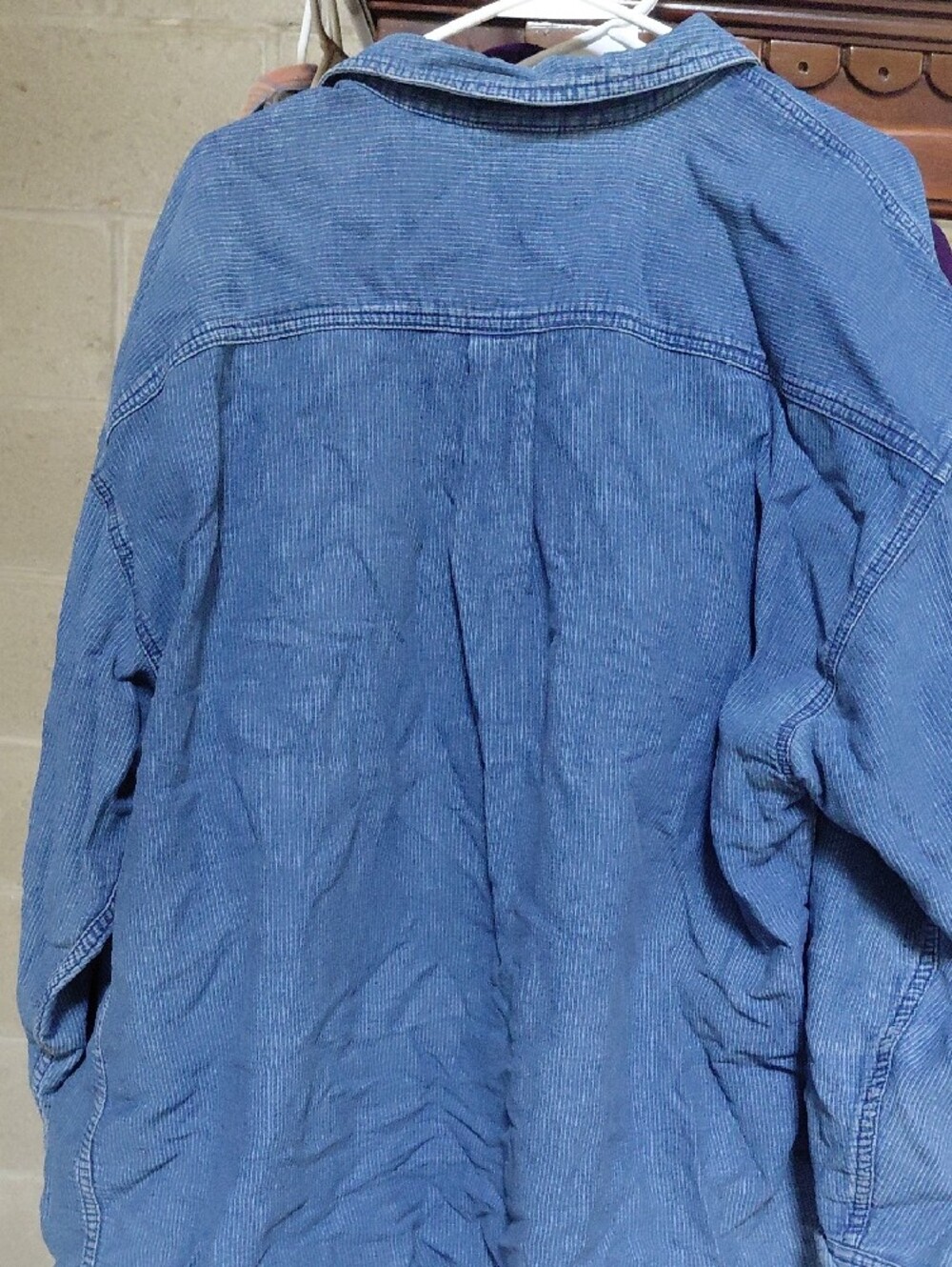 Disney Blue Denim Shirt Jacket with Mickey & Minnie Bikes - Picture 2 of 3